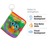 Lamaze Peek-A-Boo Forest Soft Baby Book, Washable Crinkling Fabric Pages for Sensory Play