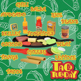 Lollipop Gourmet Play Taco Tuesday Pretend Play Food with Skillet Playset