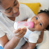 Dr. Browns Natural Flow Anti-Colic Options+ Narrow Baby Bottle, Pink, 4oz, Slow Flow, 0m+, 3 Pack
