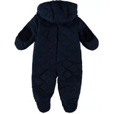 Rothschild Boys 0-9 Months Hooded Quilted Footed Pram Snowsuit