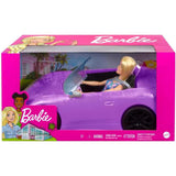 Mattel Barbie Doll with Purple Convertible