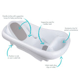 The First Years Sure Comfort® Newborn to Toddler - 3-in-1 Baby Bathtub, White