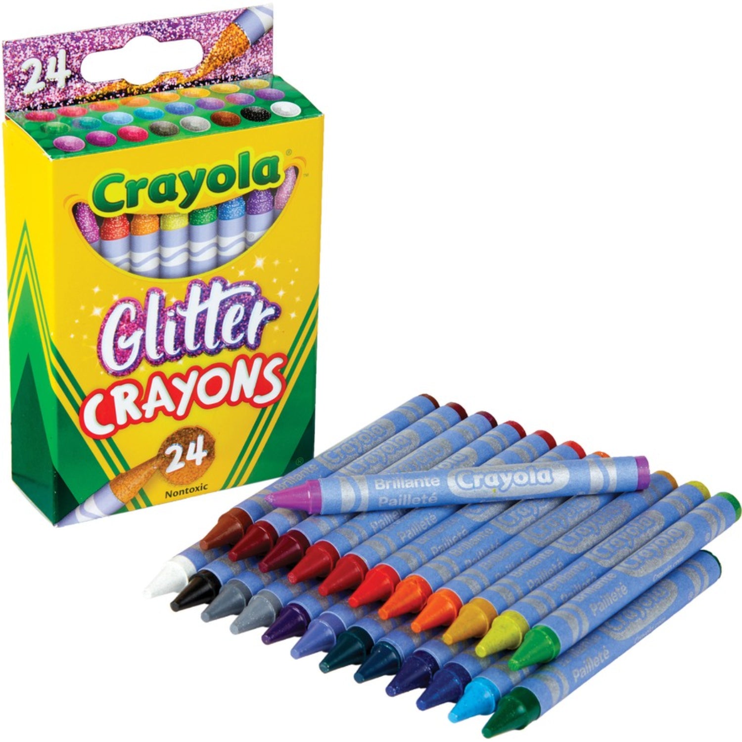 Crayola All That Glitters Art Case Coloring Set, Toys, Gift for Kids Age 5+