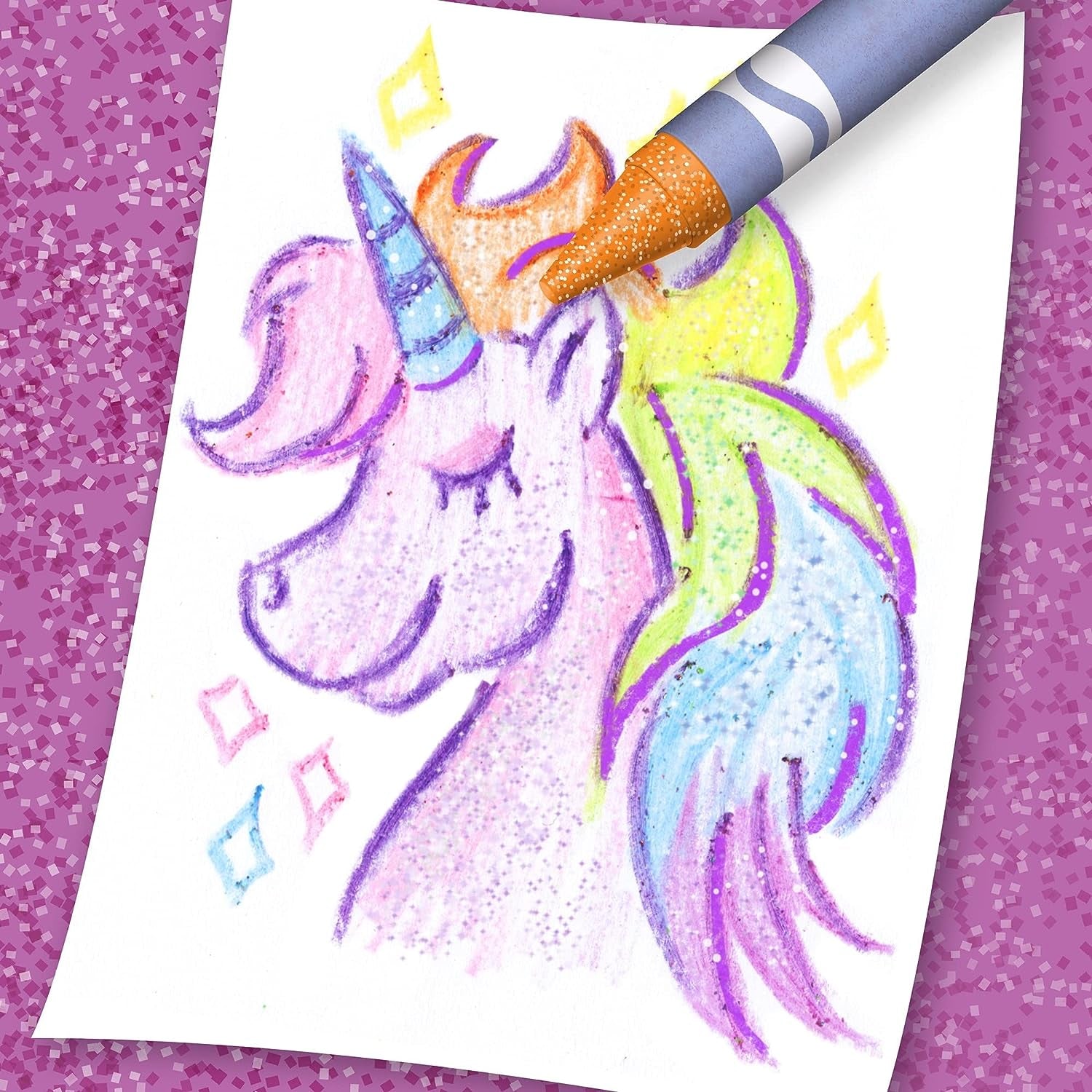 Glitter Gel Crayons Unicorn – Lillies