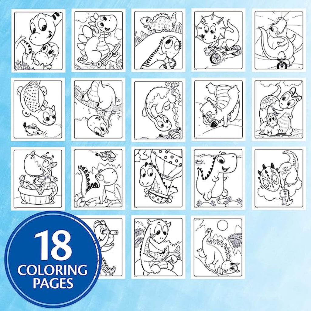 Crayola Wonder Prehistoric Pals, Dinosaur Coloring Pages, Mess Free Co ...
