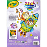 Crayola Uni-Creatures Coloring Book, 96 Unicorn Coloring Pages, Gift for Kids
