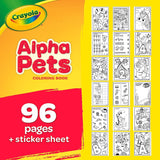 Crayola Alpha Pets Coloring Pages and Stickers, Number & Alphabet Coloring Book