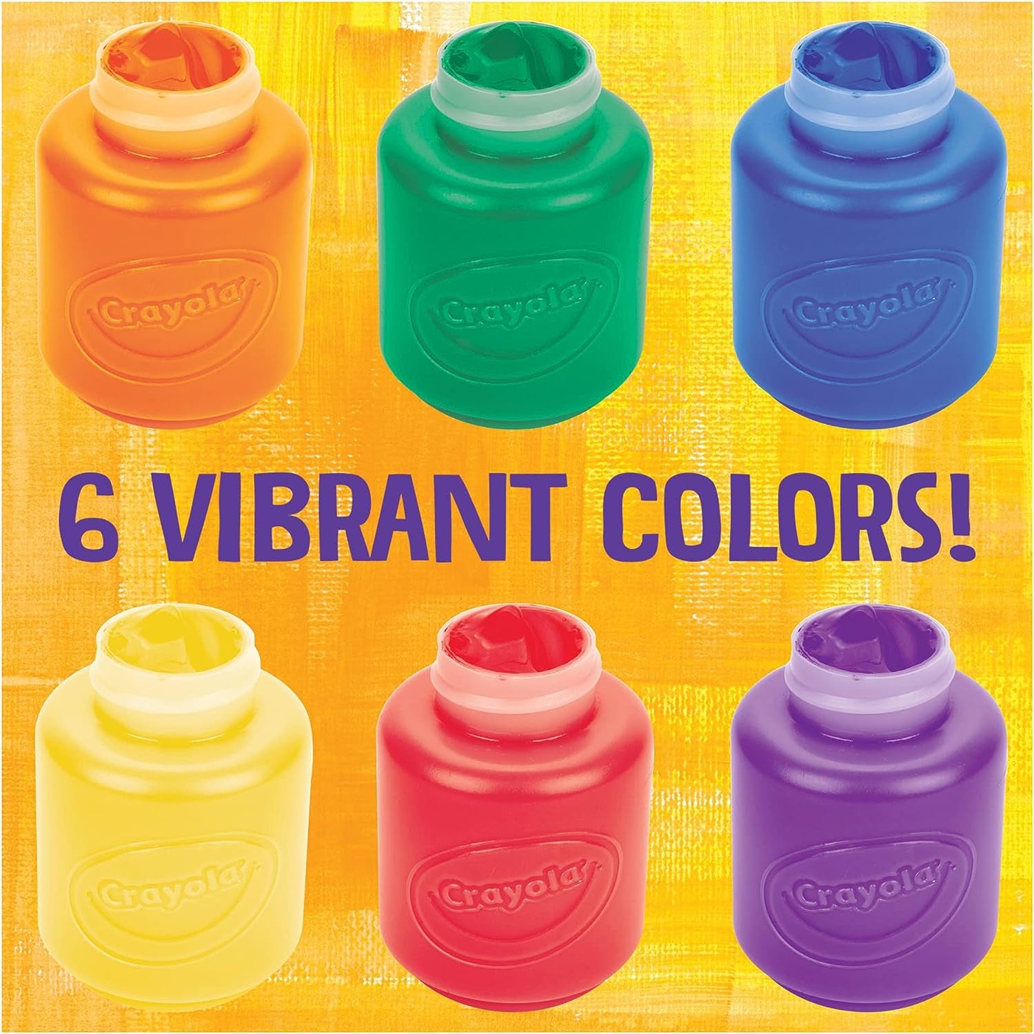 Crayola® Washable Finger Paint - Set of 6