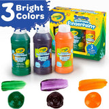 Crayola Washable Fingerpaint (Secondary), 3 Count/8-Ounce