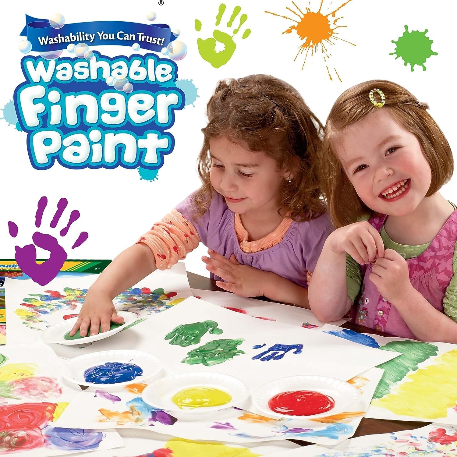 Washable Finger Paint Set for Toddlers, Crayola.com