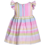 Bonnie Baby Girls 12-24 Months Sleeveless Bow Stripe Dress
