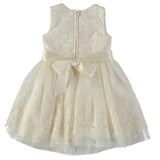 Bonnie Jean Girls 2T-4T Embroidered Scallop Dress