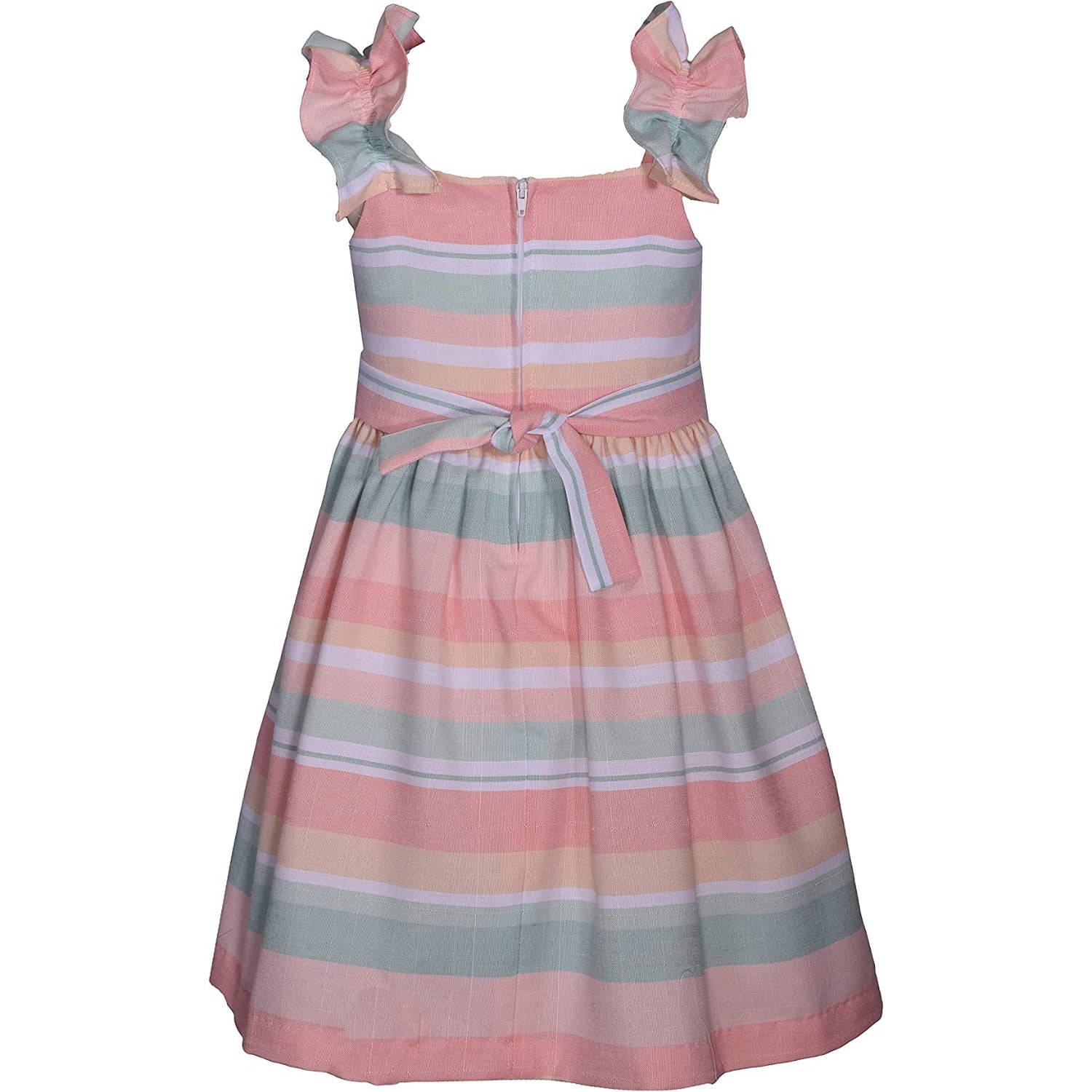 Bonnie Jean Girls 7-16 Striped Linen Dress – S&D Kids