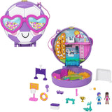 Mattel Polly Pocket Compact Playset, Soccer Squad with 2 Micro Dolls & Accessories