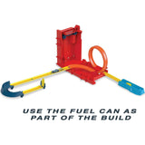 Hot Wheels Toy Car Set, Track Builder Unlimited Playset Fuel Can Stunt Box, 14 Component Parts & 1:64 Scale Vehicle