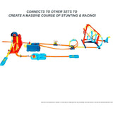 Hot Wheels Toy Car Set, Track Builder Unlimited Playset Fuel Can Stunt Box, 14 Component Parts & 1:64 Scale Vehicle