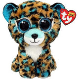 Ty Boo Animals Beanie Boo's-Plush Cobalt The Leopard- 6 inches