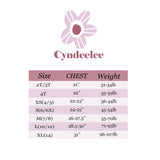 Cyndeelee Girls 2-14 Cotton Short Sleeve T-Shirts, 3-Pack