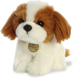 Aurora® Adorable Miyoni® Tots Shih Tzu Pup Stuffed Animal - Lifelike Detail - Cherished Companionship - Brown 11 Inches