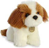Aurora® Adorable Miyoni® Tots Shih Tzu Pup Stuffed Animal - Lifelike Detail - Cherished Companionship - Brown 11 Inches