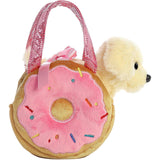 Aurora® Fashionable Fancy Pals™ Yummy Puppy Stuffed Animal - Plush with Stylish Purse for Dress Up Fun - Perfect for Kids 3+ Years, Costumes, and Birthdays - Multicolor 7 Inches