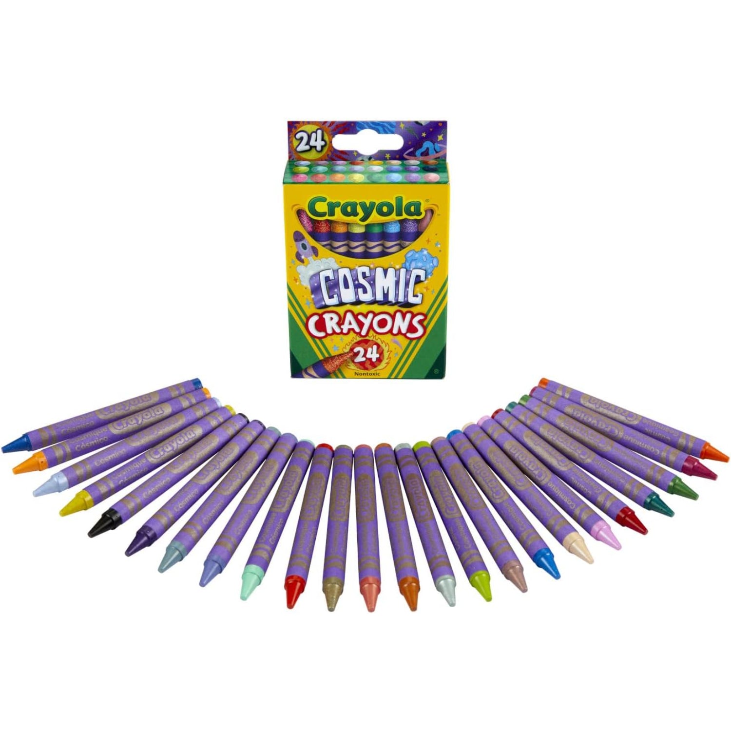 Crayola Pearl Crayons Set of 24