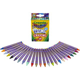 Crayola 24 ct Cosmic Crayons, Pearl & Glitter Colors