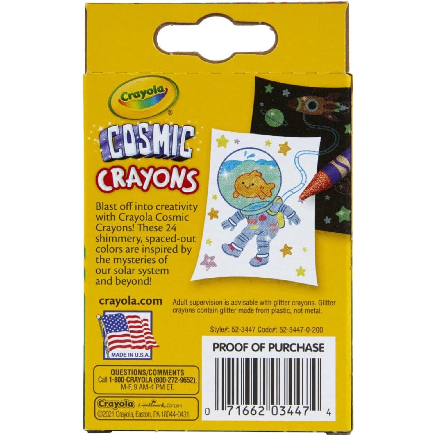 Crayola Cosmic Crayons - 24 Count