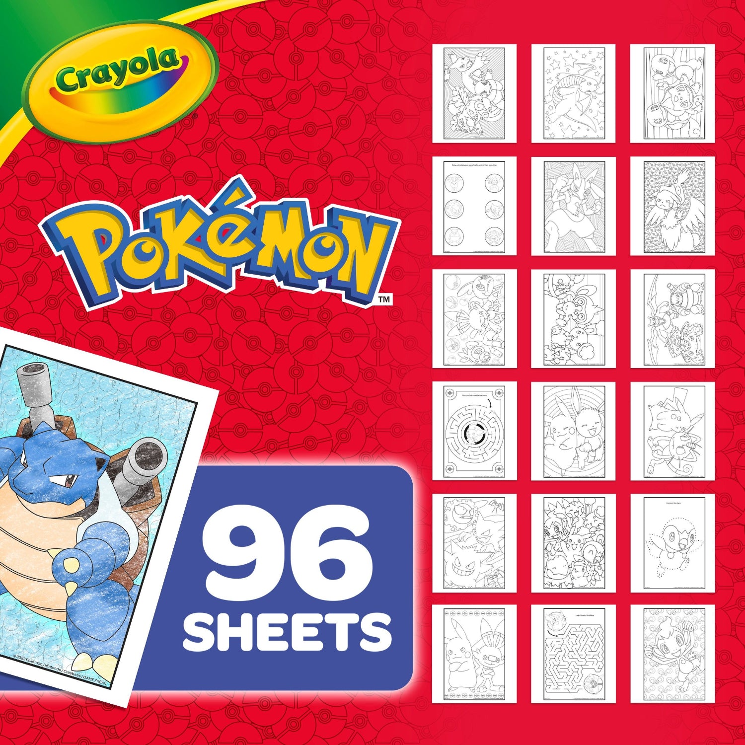 Pokemon Coloring Booklet.pdf Crayola Coloring Book-Pokemon, 96 Pages – S&D Kids