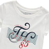 Tommy Hilfiger Girls 7-16 Short Sleeve Waves T-Shirt
