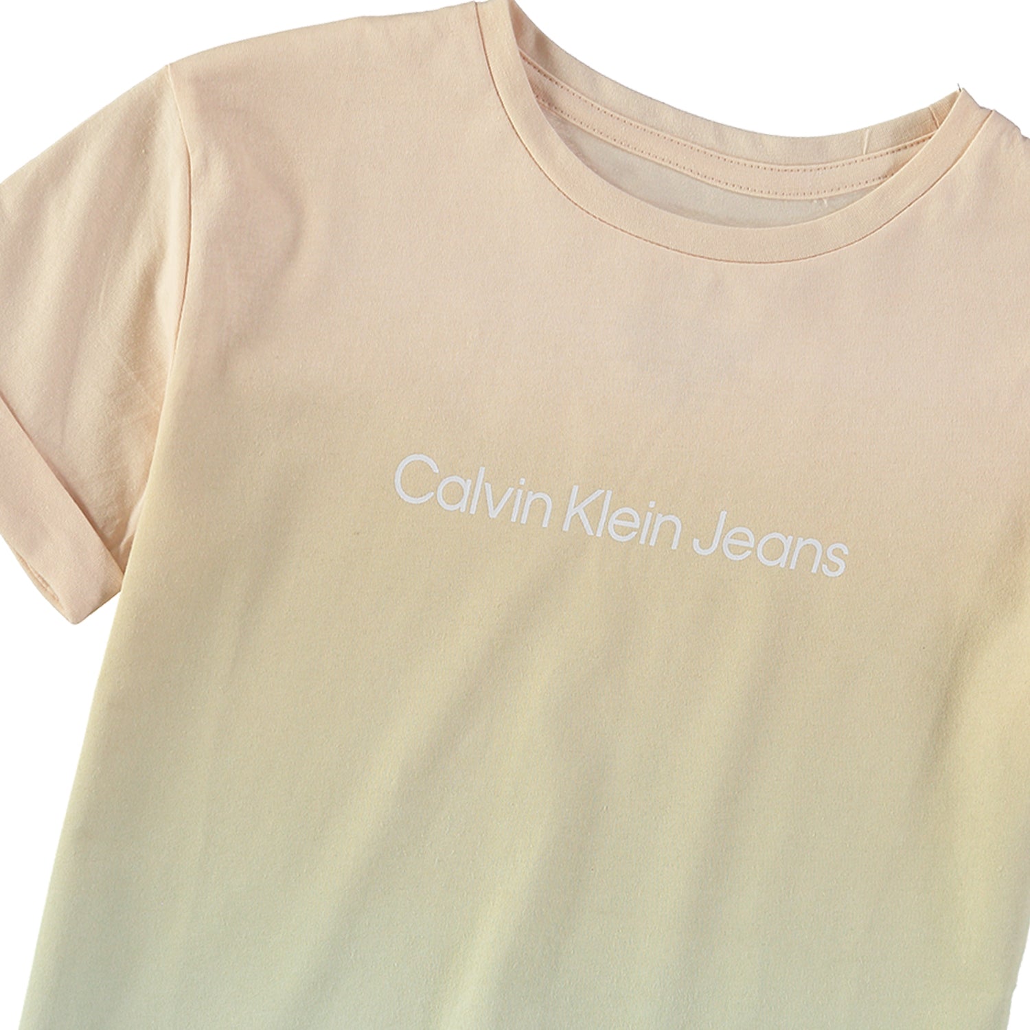 Calvin Klein Girls 7-16 Ombre Logo T-Shirt