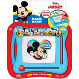 Ja-Ru Disney Mickey Mouse Magic Magnetic Drawing Board (1 Toy) Draw, Sketch & Doodle Tablet for Kids, Boys & Girls. Car Trip Game & Activity Travel Toys. Mess-Free Educational Learning Pad.