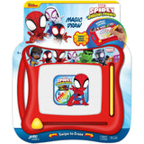Ja-Ru Marvel Spiderman Magic Magnetic Drawing Board (1 Toy) Draw, Sketch & Doodle Tablet for Kids, Boys & Girls. Car Trip Game & Activity Travel Toys. Mess-Free Educational Learning Pad.