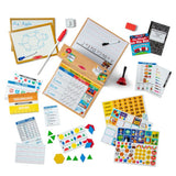 Melissa and Doug School Time! Classroom Play Set Game - Be Teacher or Student