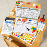 Melissa and Doug School Time! Classroom Play Set Game - Be Teacher or Student