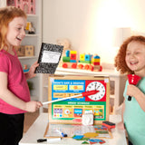 Melissa and Doug School Time! Classroom Play Set Game - Be Teacher or Student