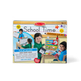 Melissa and Doug School Time! Classroom Play Set Game - Be Teacher or Student