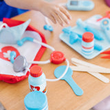 Melissa and Doug Get Well Doctor’s Kit Pretend Play Set – 25 Toy Pieces for Preschool Girls, Boys