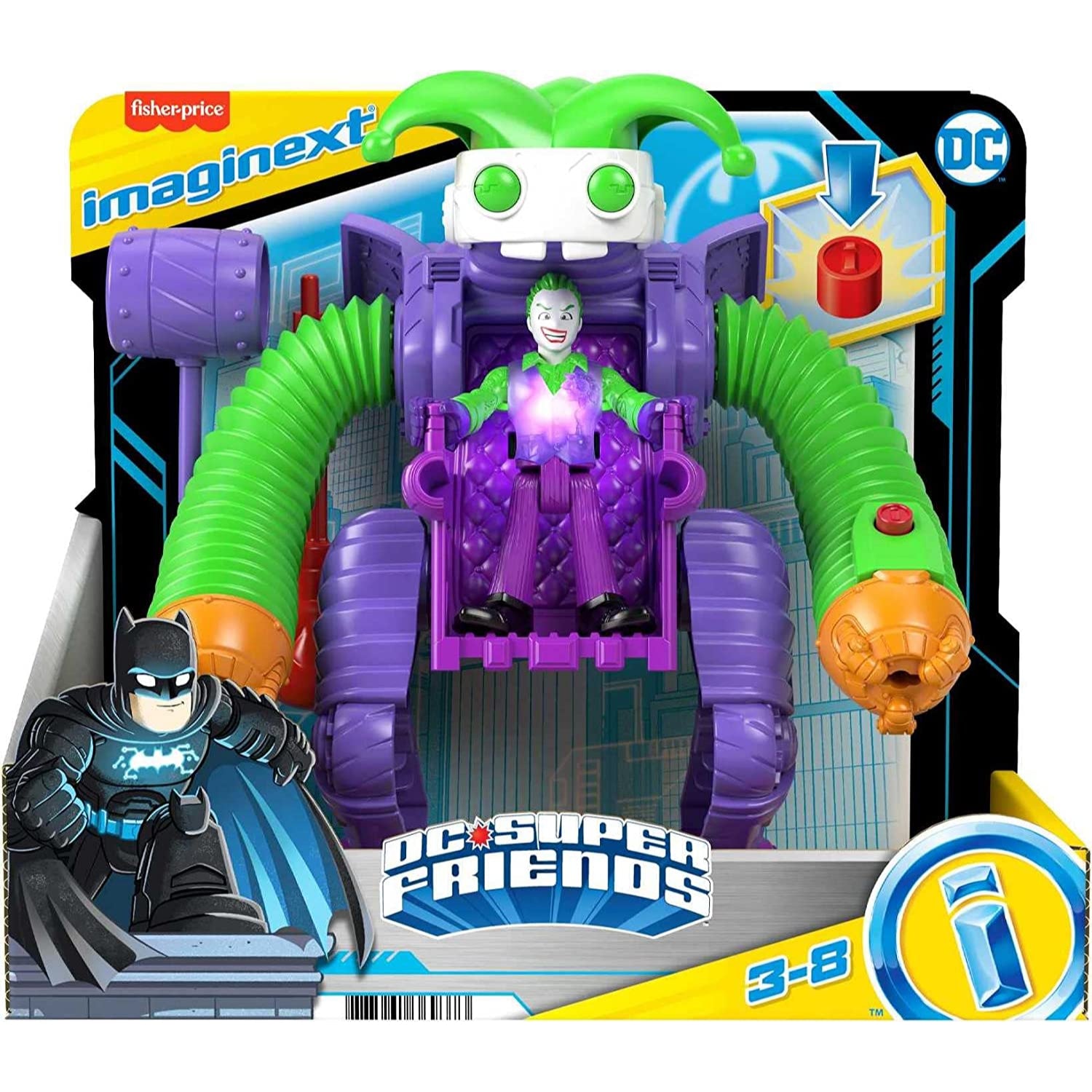 Imaginext DC Super Friends Batman Mech & The Joker Jet