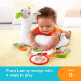 Fisher-Price Baby Plush Baby Wedge Grow-With-Me Tummy Time Llama