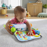 Fisher-Price Littlest Gamer Tummy Time Wedge with 2 Linkable Baby Toys