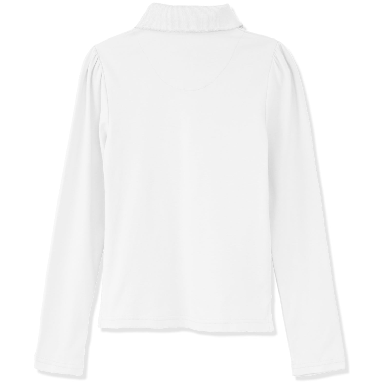 Educated Uniforms Girls 2T-4T Long Sleeve Pique Polo Uniform Shirt