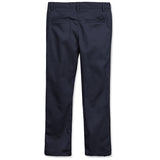 Educated Uniforms Girls 2-20 Flat Front Adjustable Waist Straight School Pant