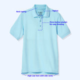 Educated Uniforms Boys 2T-4T Short Sleeve Pique Polo Shirt