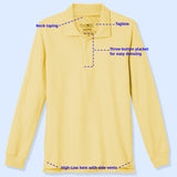 Educated Uniforms Boys 2T-4T Long Sleeve Pique Polo Shirt