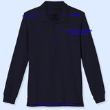 Educated Uniforms Boys 2T-4T Long Sleeve Pique Polo Shirt