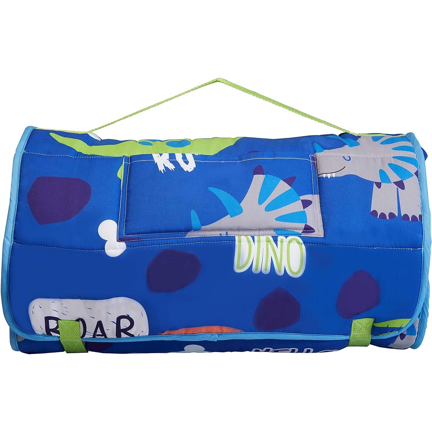 Everyday Kids Dinos Toddler Nap Mat with Removable Pillow