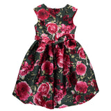 Bonnie Jean Girls 7-16 Floral Mikado Bow Dress