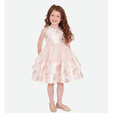Bonnie Jean Girls 2T-4T Willow Tiered Party Dress