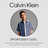 Calvin Klein Boys 4-7 Logo Pocket Short Sleeve T-Shirt